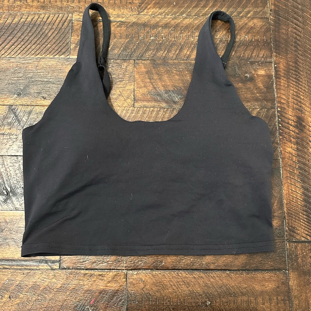 Black Women's Active Bralette Top